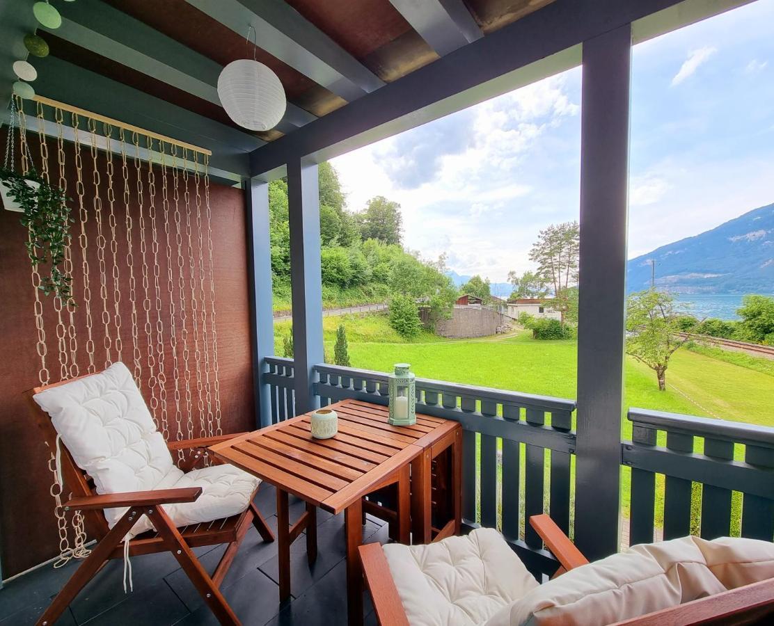 Strandhuesli Directly On Lake Thun Därligen Dış mekan fotoğraf